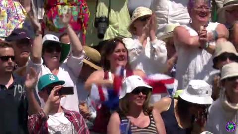 Andy Murray & Novak Djokovic walk to Centre Court