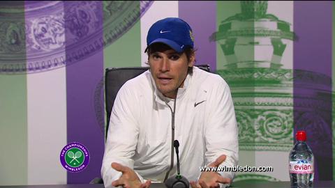 Tommy Haas second round Wimbledon press conference