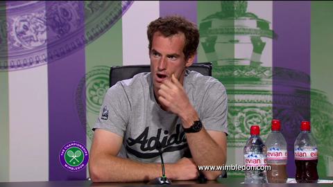 Andy Murray fourth round Wimbledon 2013 press conference