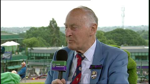 Wimbledon historian John Barrett visits the Live @ Wimbledon studio