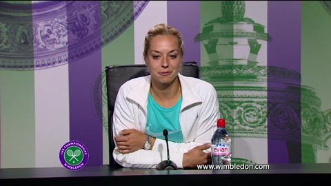 Sabine Lisicki fourth round Wimbledon 2013 press conference