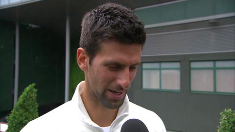 Novak Djokovic takes the Live @ Wimbledon quiz