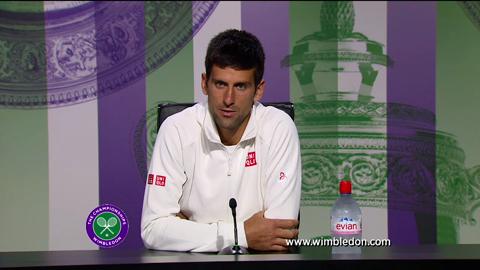 Novak Djokovic second round Wimbledon press conference