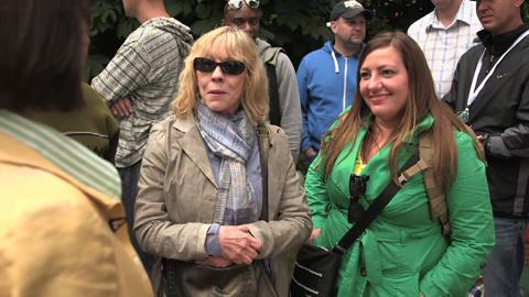 Dawn O'Porter in the Wimbledon Queue