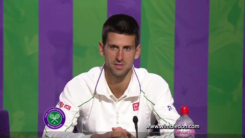 Wimbledon 2012: Novak Djokovic discusses quarter-final victory