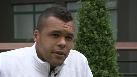 Catching up with Jo-Wilfried Tsonga at Wimbledon