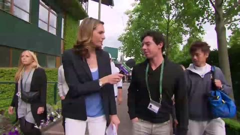 Rory McIlroy talks to Live @ Wimbledon