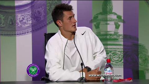 Bernard Tomic third round Wimbledon 2013 press conference