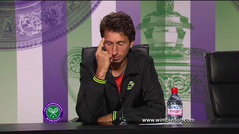Sergiy Stakhovsky second round Wimbledon 2013 press conference