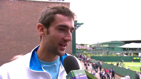 Marin Cilic talks to Live @ Wimbledon