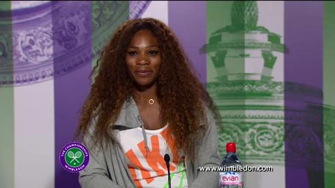Serena Williams fourth round Wimbledon 2013 press conference
