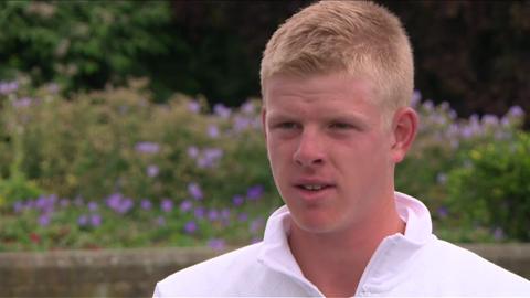 Championships Drive: Kyle Edmund at Wimbledon 2013
