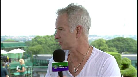 John McEnroe visits the Live @ Wimbledon studio