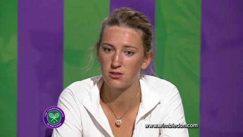 Wimbledon 2012: Victoria Azarenka talks to the media