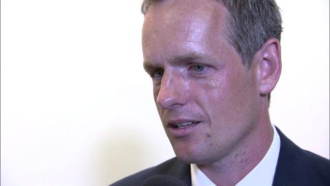 Golfer Luke Donald on Britain's Andy Murray