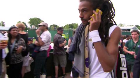 Dustin Brown visits the Live @ Wimbledon studio