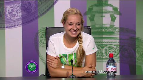 Sabine Lisicki quarter-final Wimbledon 2013 press conference