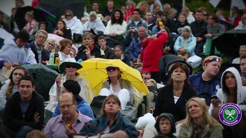 Rain at Wimbledon