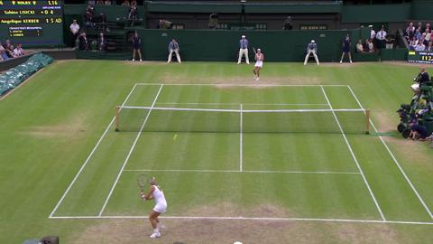 Wimbledon 2012 Day Eight Highlights: Angelique Kerber v Sabine Lisicki