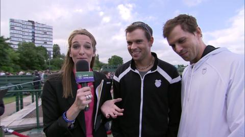 The Bryan Brothers answer Wimbledon Quiz questions