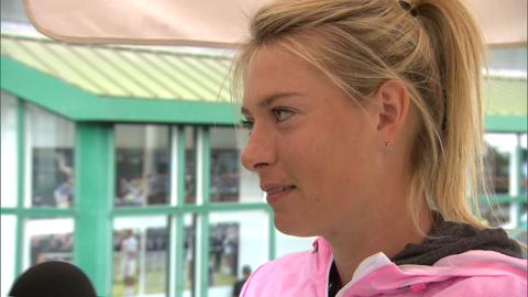 Maria Sharapova is quizzed on her Wimbledon knowledge