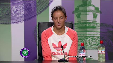 Laura Robson fourth round Wimbledon 2013 press conference