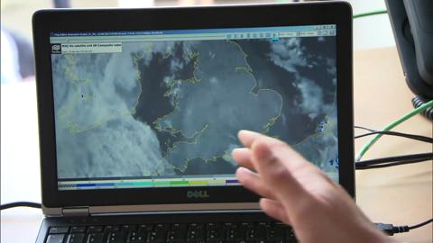 Meeting the Official Weather Forecaster at Wimbledon 2013