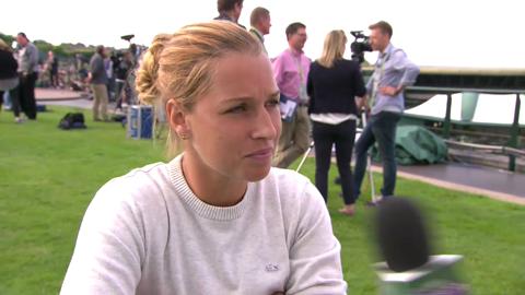 Dominika Cibulkova Live @ Wimbledon Interview