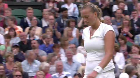 2013 Day 8 Highlights: Petra Kvitova v Kirsten Flipkens