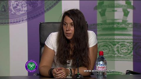 Marion Bartoli talks to the media ahead of Wimbledon 2013 Ladies' Singles final