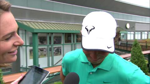 Rafael Nadal is quizzed on his Wimbledon knowledge