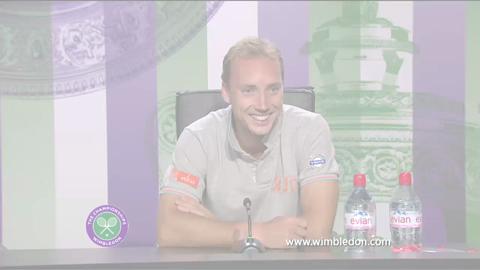 Steve Darcis first round Wimbledon press conference