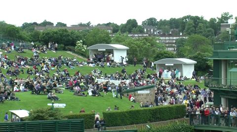 Fans at Wimbledon 2013