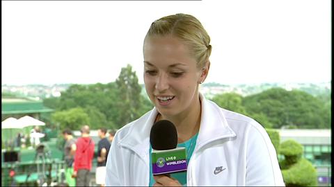 Sabine Lisicki talks to Live @ Wimbledon
