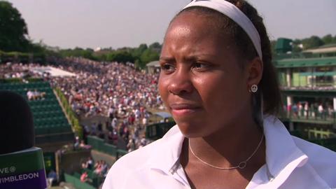 Girls' Singles runner-up Taylor Townsend talks to Live @ Wimbledon