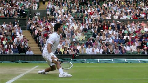 Novak Djokovic at Wimbledon 2013