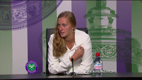 Petra Kvitova quarter-final Wimbledon 2013 press conference