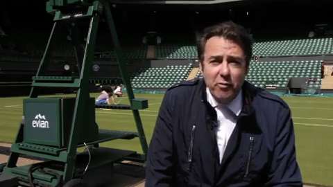 Jonathan Ross Introduces Off Court at Wimbledon 2014