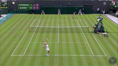 2014 Day 1 Highlights, Victoria Azarenka vs Mirjana Lucic-Baroni, First Round