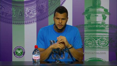 Jo-Wilfried Tsonga First Round Press Conference