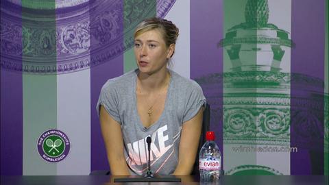 Maria Sharapova First Round Press Conference