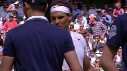 2014 Day 2 Highlights, Rafael Nadal vs Martin Klizan, First Round