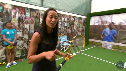 Anne Keothavong and Di Dougherty visit the Play Tennis zone