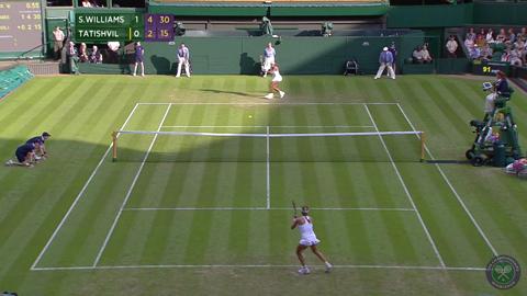 2014 Day 2 Highlights, Serena Williams vs Anna Tatishvili, First Round