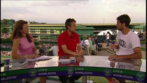 Feliciano Lopez visits the Live @ WImbledon studio