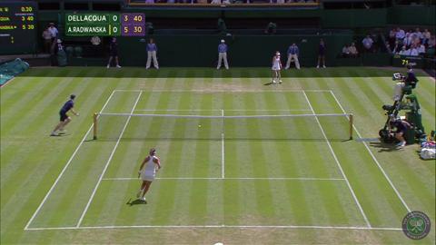 2014 Day 3 Highlights, Casey Dellacqua vs Agnieszka Radwanska, Second Round
