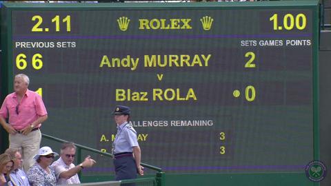 2014 Day 3 Highlights, Andy Murray vs Blaz Rola, Second Round