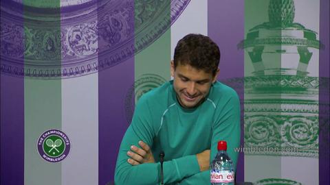 Grigor Dimitrov Second Round Press Conference