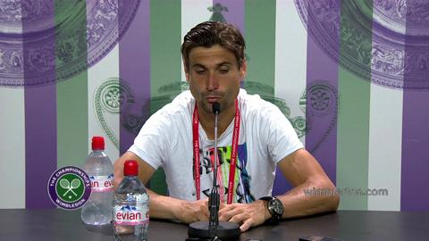 David Ferrer Second Round Press Conference
