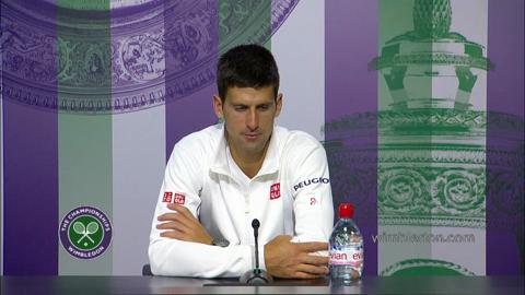 Novak Djokovic Second Round Press Conference
